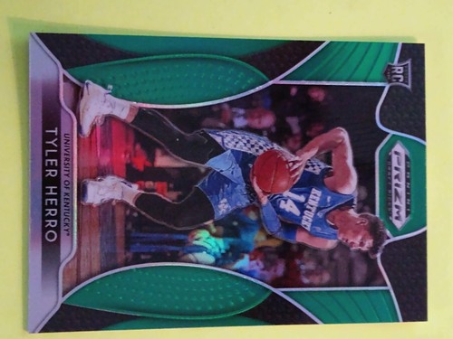 2 Karten Set Tyler Herro 2019-20 Prizm Entwurf #15 rot + grün RC's Hitze - Bild 4 von 7