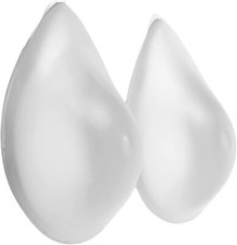 Seno in silicone trasparente stampo a goccia, crossdressing, mastectomia, 870 - 1000 g