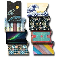 8Pcs RFID Blocking Sleeves Identity Theft Protection for Credit Debit Cards
