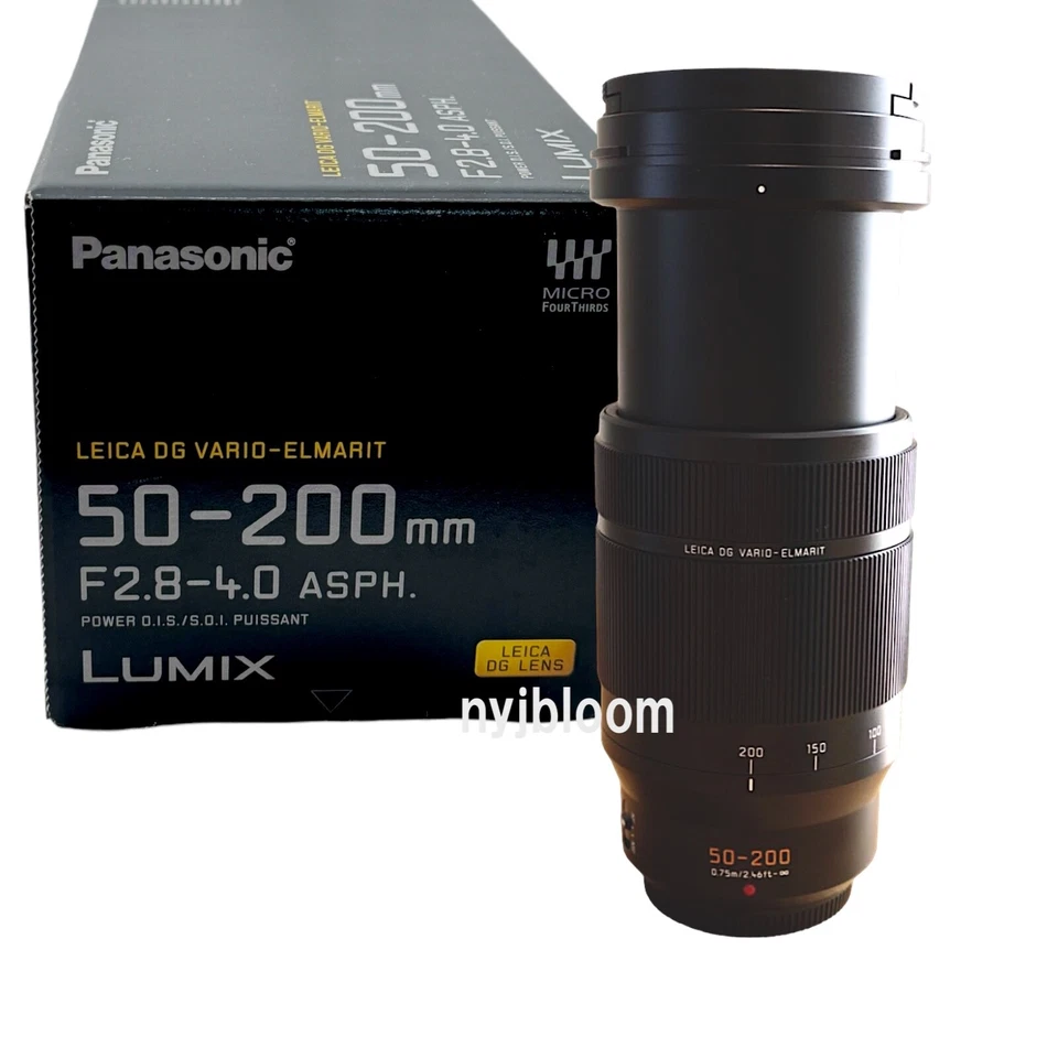 Nuevo PANASONIC Leica DG Vario-Elmarit 50-200mm F2.8-4 ASPH. POWER O.I.S. Lente Foto 4 de 4