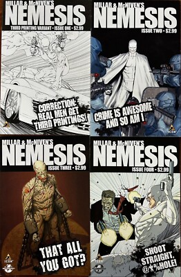 NEMESIS #1-4 (2010) KOMPLETTSATZ (AUSGABE 1 3RD PRINT) SEHR GUTER ZUSTAND MARVEL*