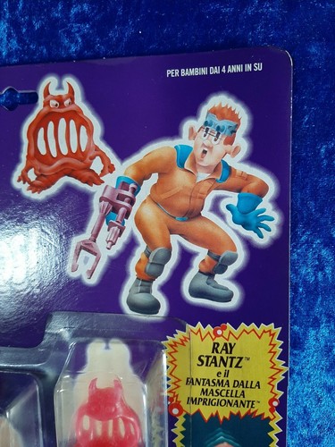 AF4 Ray Stantz Ghostbusters Real 1984 1986 Kenner Vintage Moc Italy mit Geistern - Bild 4 von 6