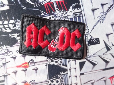 AC DC Patch Rock Metal Krokus Kutte Festival Hell