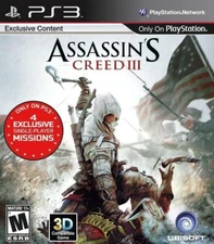 Assassin's Creed III 3 Playstation 3 Game PS3