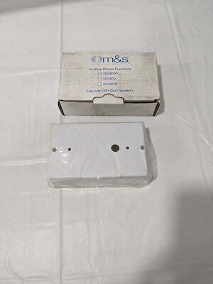 M&S Systems Intercom Door Station Enclosure in White DS3BXW