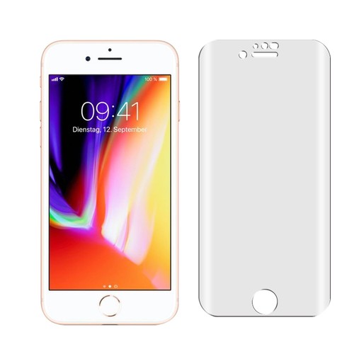 4 x iPhone 7 / 8 3D Komplett PET 3D Full Curved Schutzfolie 2xVORN + 2xRÜCK - Picture 6 of 6