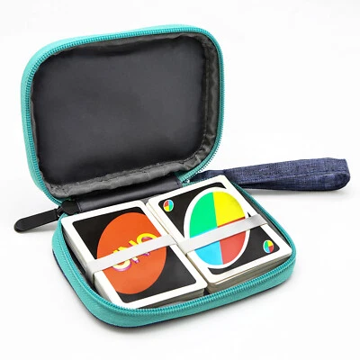 Travel Carrying Case for UNO Card Game Fit up to 150 Cards, Soft Cloth Waterproo