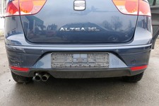 Seat Altea 5P XL Stoßstange hinten Heckstoßstange Stoßfänger blau grau LS5Y PDC