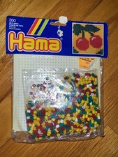 VINTAGE Hama Perler Beads Set 350 Fusing Beads Cherries on Stems Denmark