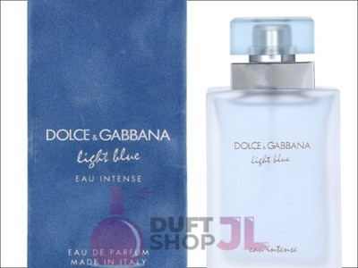 Dolce & Gabbana Light Blue Eau Intense Pour Femme Edp Spray 25 ml