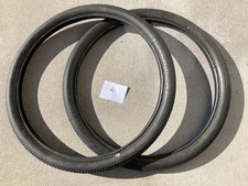 Carlisle Lightning Dart Indian Head Antique Balloon Bicycle Tire Set 26x2.125"