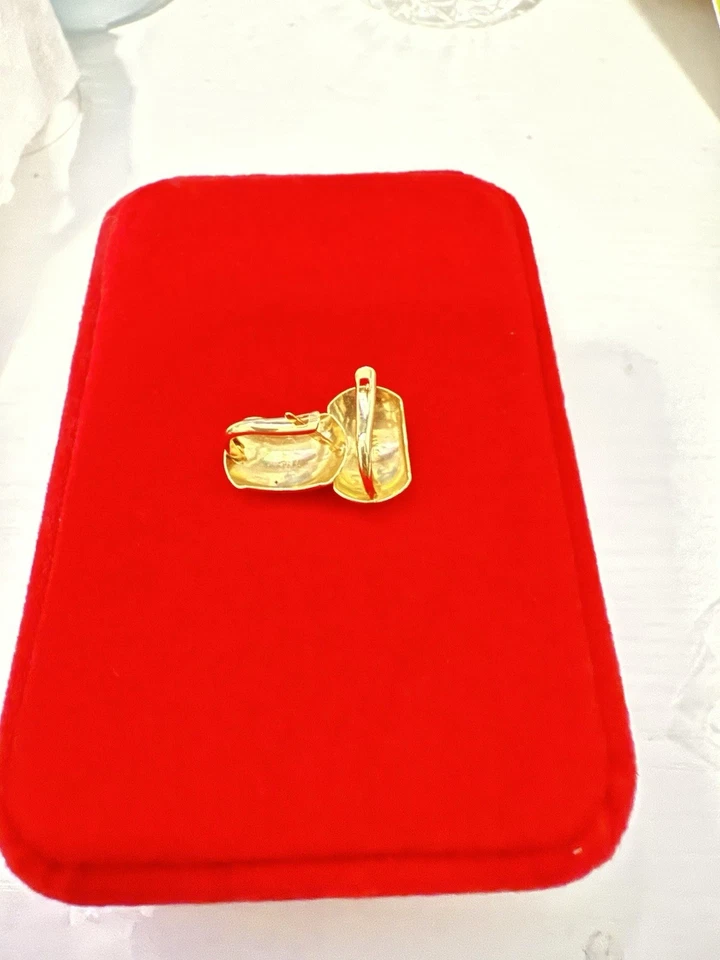 Pendientes Oro Saudí 18K Foto 2 de 4