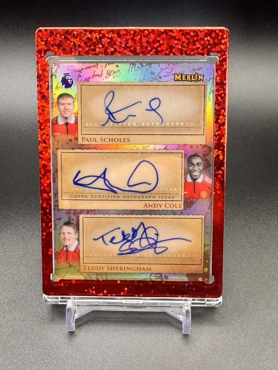 Paul Scholes Manchester United Football Sports Trading Cards 