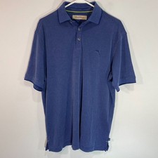 Tommy Bahama Polo Shirt Mens M Medium Short Sleeve Soft Modal Blend Casual Shirt