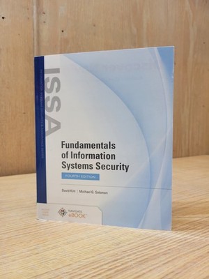 Fundamentals of Information Systems Security 4th Edition Paperback Textbook 