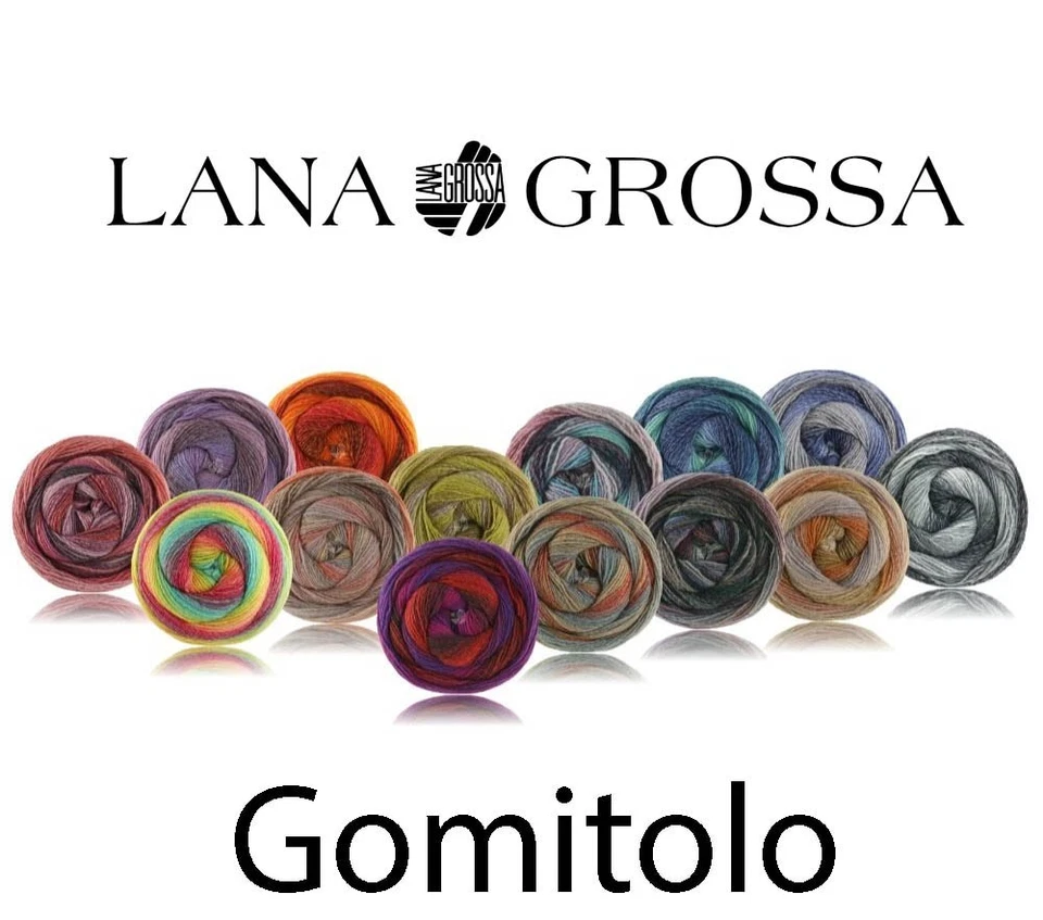 Lana Grossa Gomitolo Fumo / Intenso Wolle für vielseitige Strickideen - Bild 2 von 3