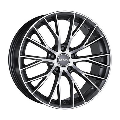1x MAK MUNCHEN gun metal mirror face 8.5Jx19 5x112 ET35
