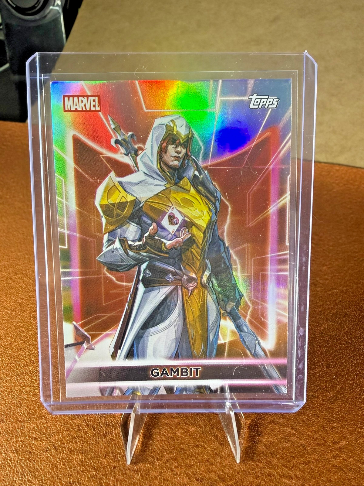 2026 Topps Neon Marvel - GAMBIT #53 - Marvel Rivals Image Variation SP