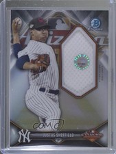 2018 Bowman Chrome 2017 AFL Fall Stars Relics 88/99 Justus Sheffield 8k4
