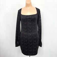 Lucy in the Sky Womens Whimsigoth Mini Dress Large Fairy Grunge Cottage Coquette