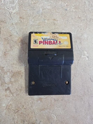 Pokémon Pinball (Nintendo Game Boy Color, 1999) GBC with Battery Cover