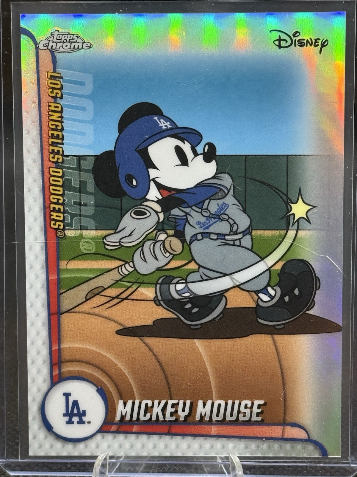 Mickey Mouse (Dodgers) 2025 Topps Chrome Update #MLBA-1 Mickey