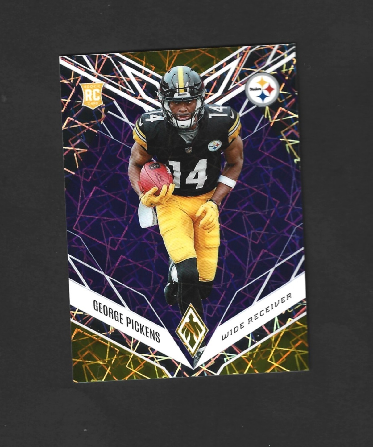 2022 Panini Phoenix - Rookies George Pickens #123 Purple Lazer /99 (RC)