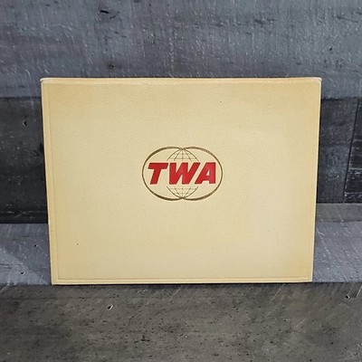 Vintage 1965 TWA Airlines Hostess Training Diploma Folder w/ Photo Stewardess