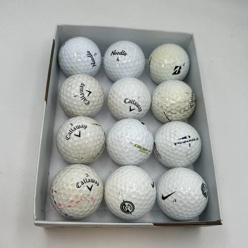 Lot Of 12 Nike Crush Extreme Callaway Noodle Golf Balls