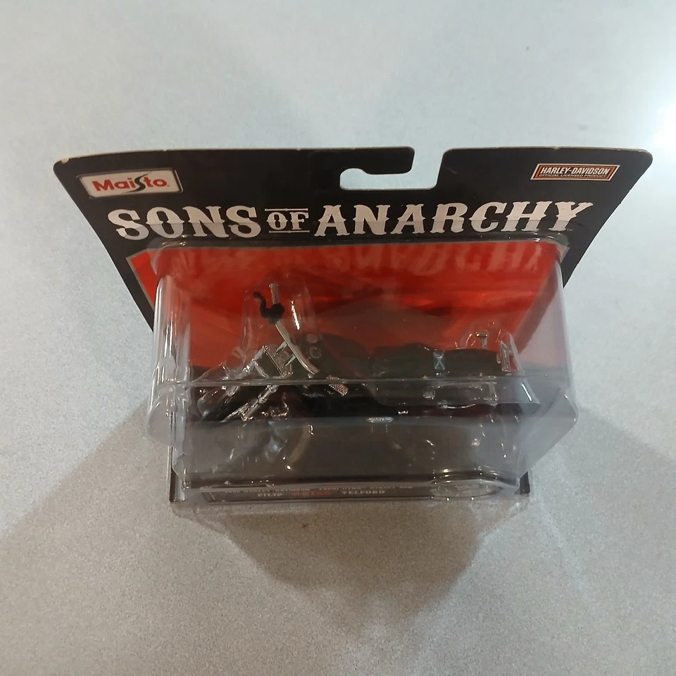 2006 Maisto Harley Davidson Sons Of Anarchy Filip Chibs Telford 1:18 SEALED - Image 4 of 4