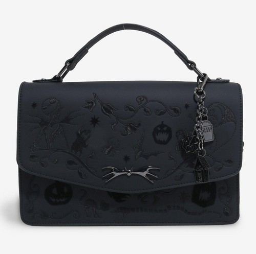 DISNEY Nightmare Before Christmas Halloween Town Icons Crossbody Bag + WALLET - Picture 6 of 9