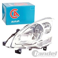 Alkar H4 Scheinwerfer +LWR-MOTOR Links Passend FüR CitroËN Berlingo | 2741975