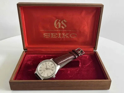 GRAND SEIKO Legendary 44GS 4420-9990 Late Model Silver Dial 38mm Vintage Men's