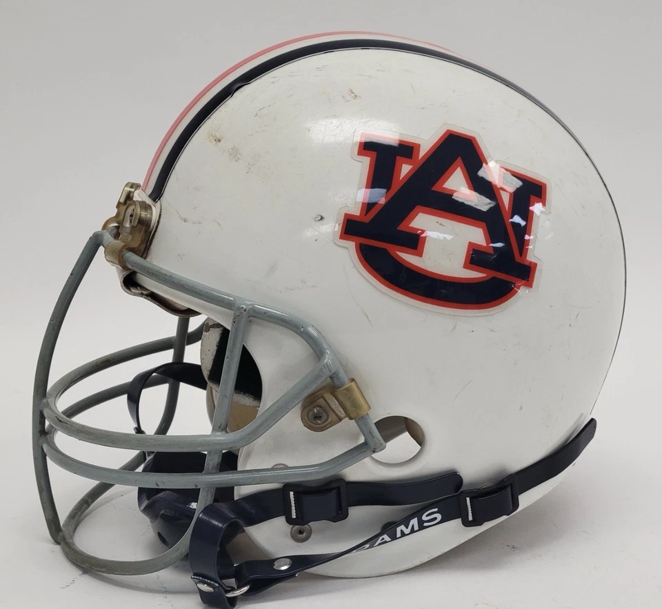 Casco usado firmado por Ronnie Brown Auburn Tigers juego inscrito con Beckett LOA Foto 4 de 4