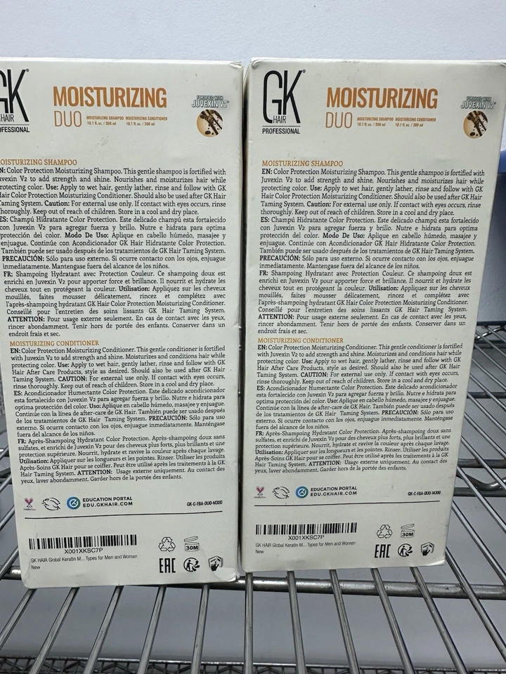 GK HAIR Balancing Shampoo Conditioner NEW  2 PACK Color Treated 10.1 fl oz - Image 3 of 4