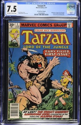 35 CENT price variant. CGC 7.5 Tarzan #1  (1977) Marvel Bronze Age  COMIC SLAB  