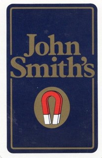 RARE VINTAGE "British Brewery John Smiths (Dark Blue Card)" SINGLE Play Card