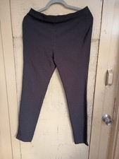 Michael Kors Women's High Rise Black Minimalist Slim Pants-Size L Fits Smaller