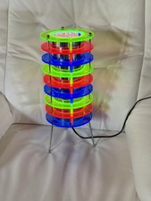 Vintage 1990s RARE LumiSource Time Tunnel Lamp Lucite Blacklight Rare