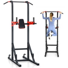 Power Tower Dip Station Multi-function Pull Up Bar Push Up Stand Gym Equipment