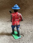 1930's Original Grey Iron Cast Metal Canadian Mountie & American Indian Figures — photo 4