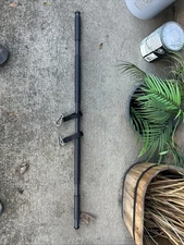 BowFlex Straight Lat Bar with Attachment Rings and Snaps Pull Down Bar