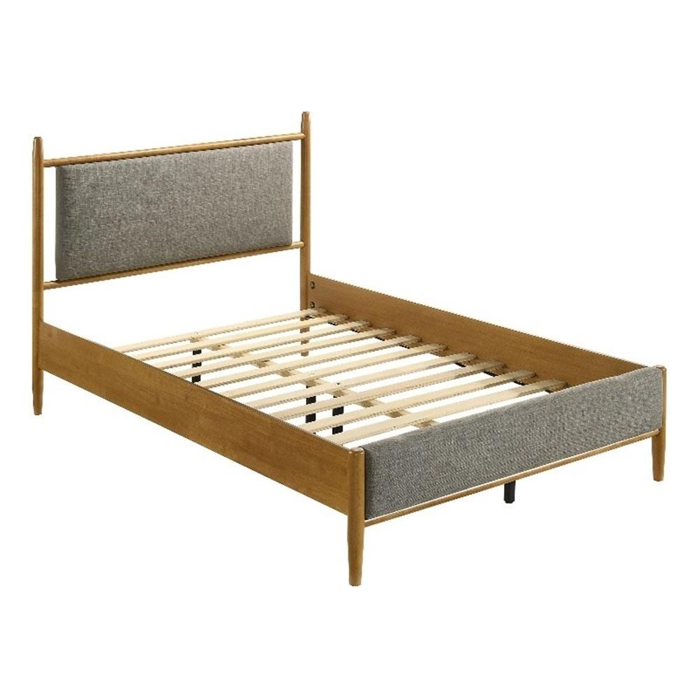 Coaster Mason 46" Wood Full Panel Platform Bed in Light Brow