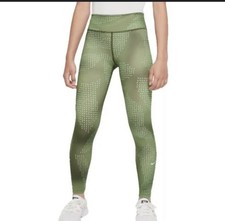 Nike Dri-Fit One Girls Leggings Size S High Rise Full Length