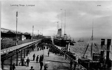 Landing Stage, Liverpool, England RPPC Postcards unused 55333
