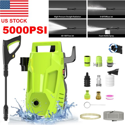 #ad Electric Pressure Washer 5000 PSI High Pressure Washer Portable Powered Washer $66.88