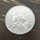 1955 Franklin Half Dollar 50C Business Strike Uncertified Ungraded US Coin