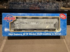 Atlas Master Line Western Maryland PS Low Side Covered Hopper Car 3 Rail