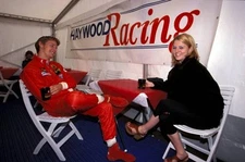 Jenson Button Haywood Racing with his girlfriend Kim Slick 50 Form- Old Photo