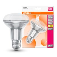 Osram Led Star Glas Reflektor R80 9,1W = 100W E27 Matt 670Lm Warmweiß 2700K 36°